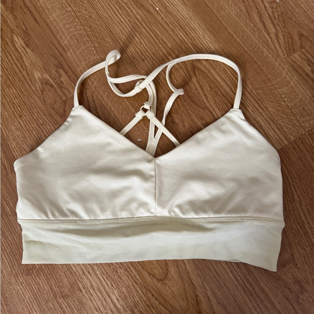 Alo Yoga Lush Sports Bra - Yellow